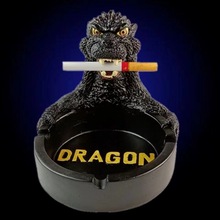 怪兽之王3D立体哥斯拉家用烟灰缸侏罗纪恐龙个性创意礼品礼物摆件