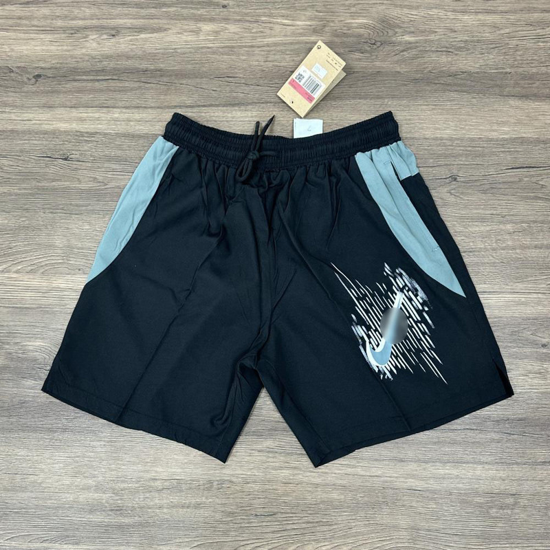 Summer trendy brand large logo sports casual shorts with zipper pockets, quick-dry men's outdoor shorts, wholesale from manufacturer Summer trendy brand large logo sports casual shorts with zipper pockets, quick-dry men's outdoor shorts, wholesale from manufacturer
