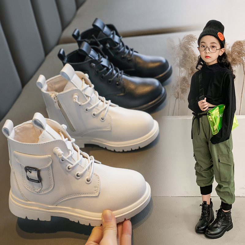 2020 new girls Martin boots fashion all-...