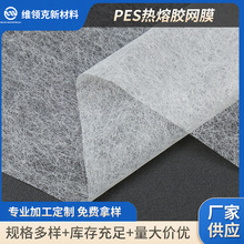 PES热熔胶网膜海绵金属服装布料耐水洗复合轻薄双面粘合聚酯烫衬