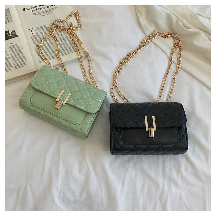 Bolso de mujer 2023 nicho diseño nuevo bolso de mujer bolso de cadena de bloqueo de diamante bolso pequeño bolso de hombro