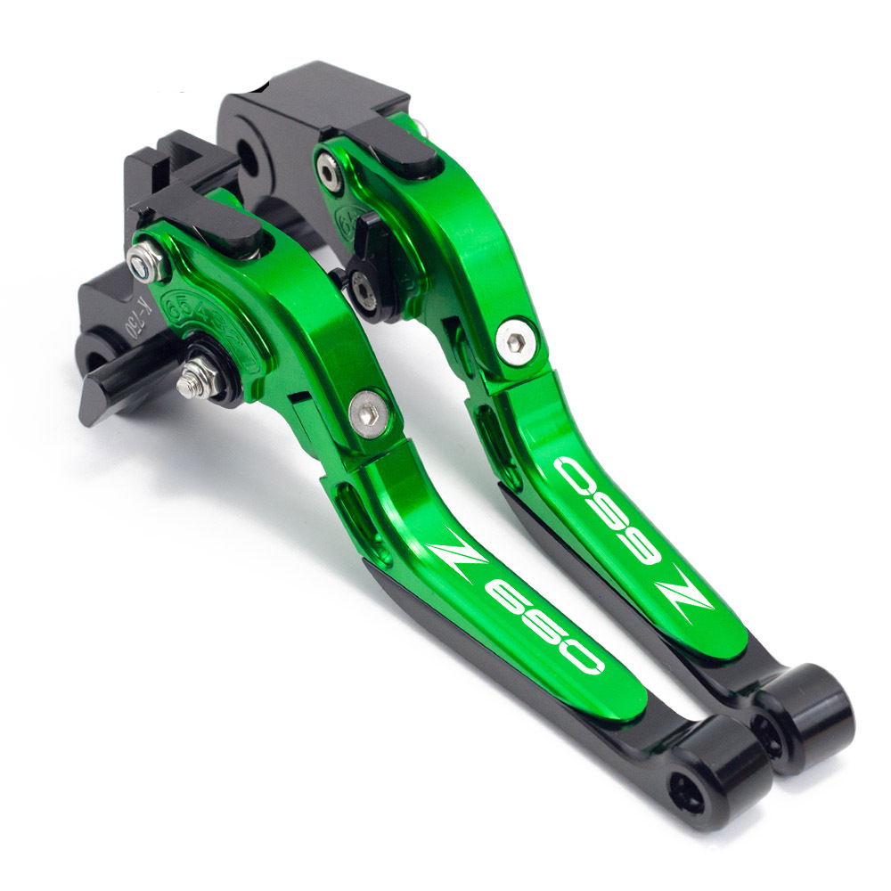 Suitable for Kawasaki Z650/Ninja650 Motorcycle Cnc Telescopic Folding Brake Clutch Handle Lever Horn