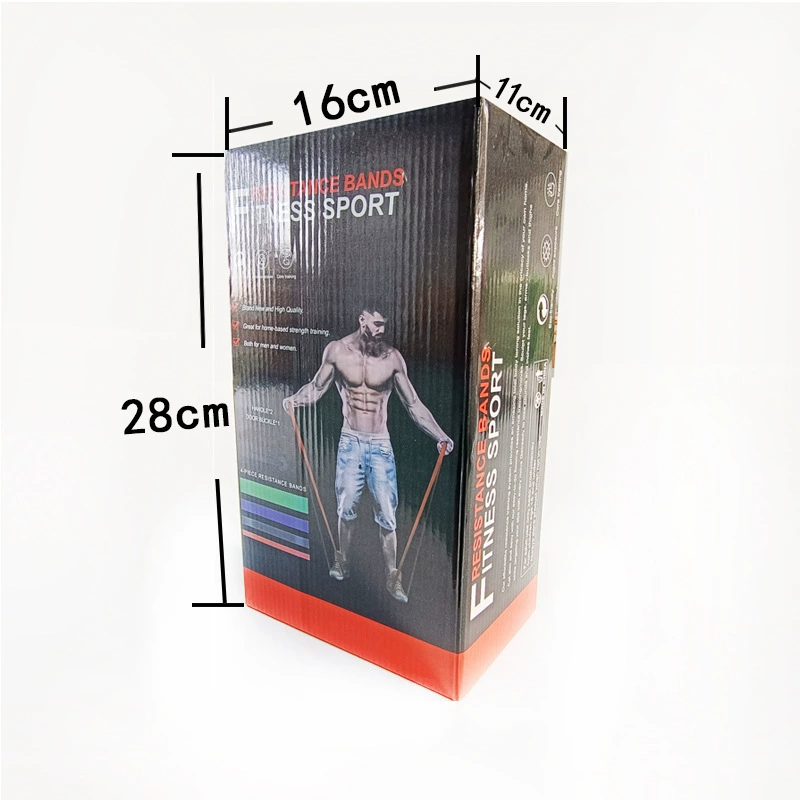 Pull-up Assistance Band Detaida TPE, multi-function resistance loop, 2080×4.5 mm (various widths)