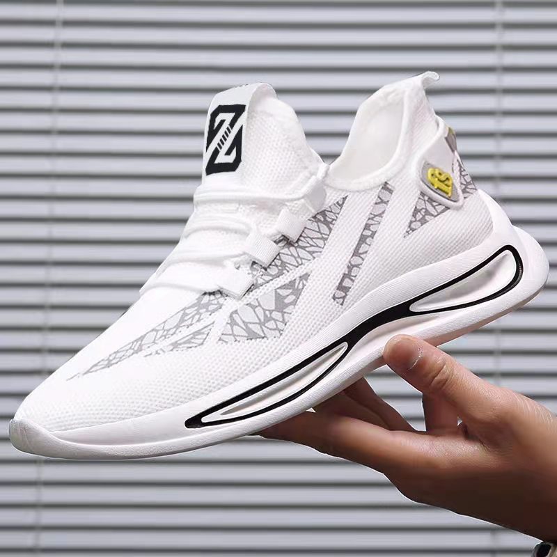 Qq-glasses men's shoes--white