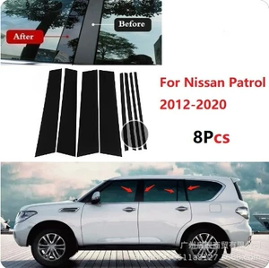 Nissan Patrol Terra üçün Parlaq Qara Pəncərə Çərçivəsi Örtüyü