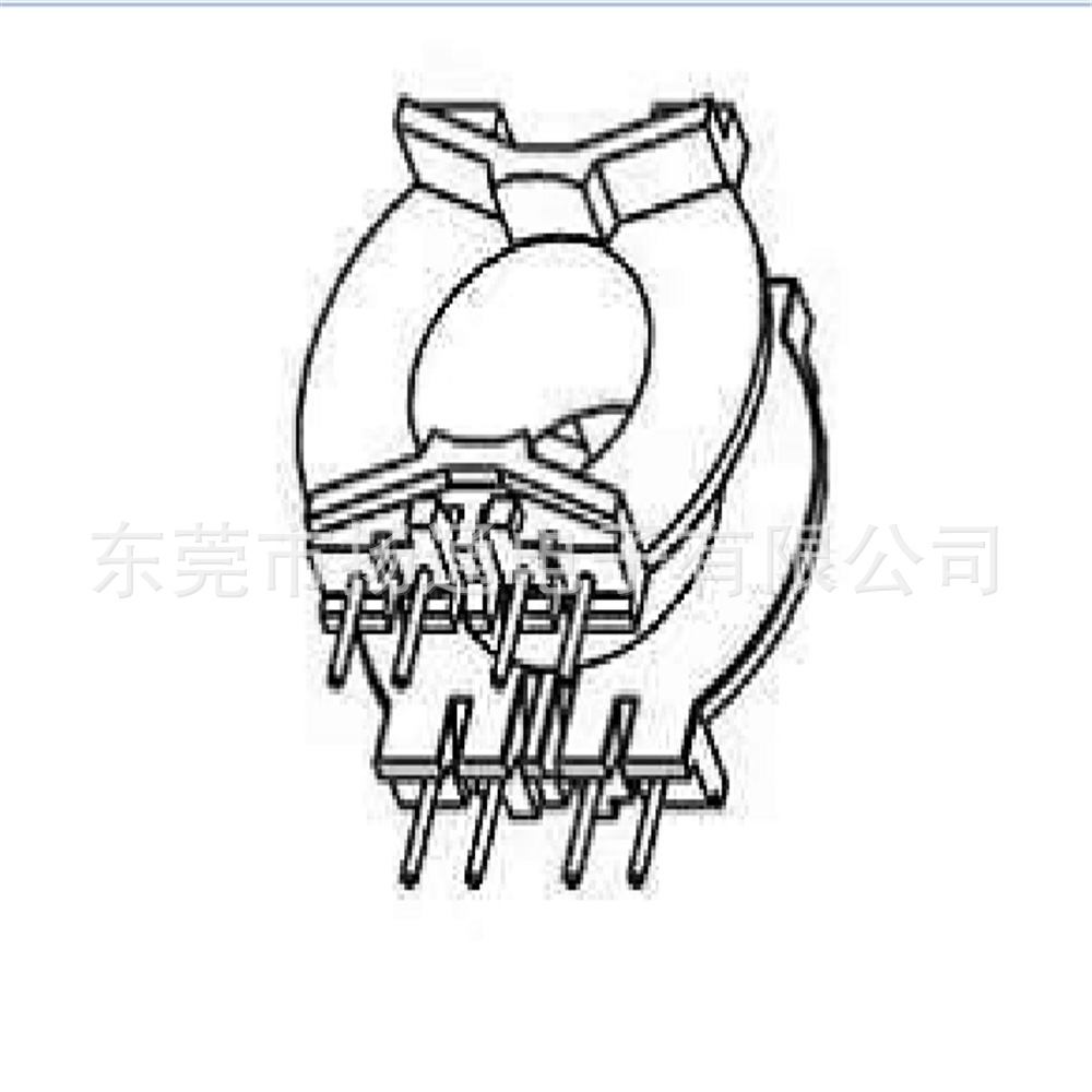 PQ2011变压器骨架PQ2011高频骨架PQ2011卧式4+4