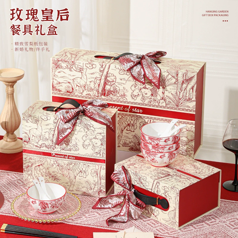 Ceramic Tableware Soup Bowl Set, Home Dining, Multiple Sizes & Gift-Box Options (Wholesale)