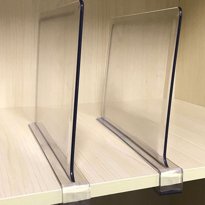 国境を越えて販売されたアクリル仕切り板押入れたんす寝室衣類バッグ収納多機能透明仕切り板|undefined