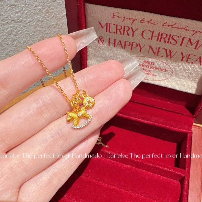 古代サンドゴールドジルコンコインカルーセルネックレスハイエンドの新しいかわいい多用途デザイン鎖骨チェーンネックレス|undefined