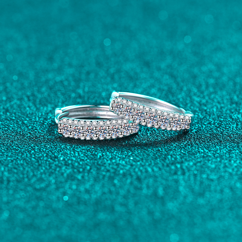 Orecchini a cerchio in moissanite colore d argento sterling donna_voghion.com