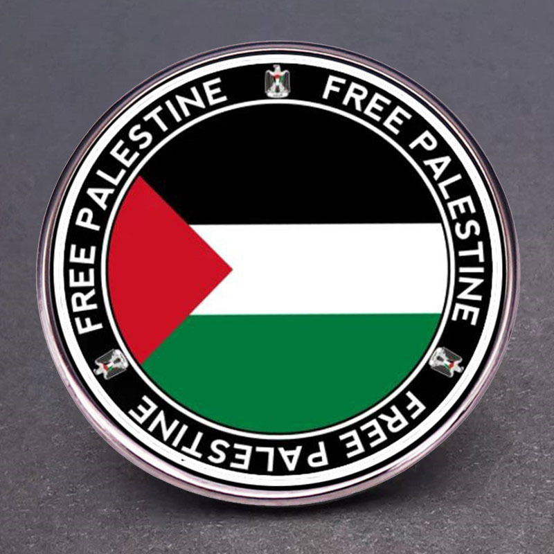 Libre de Palestina broche de la bandera de Palestina pin insignia accesorios de la insignia de aleación de metal image 4
