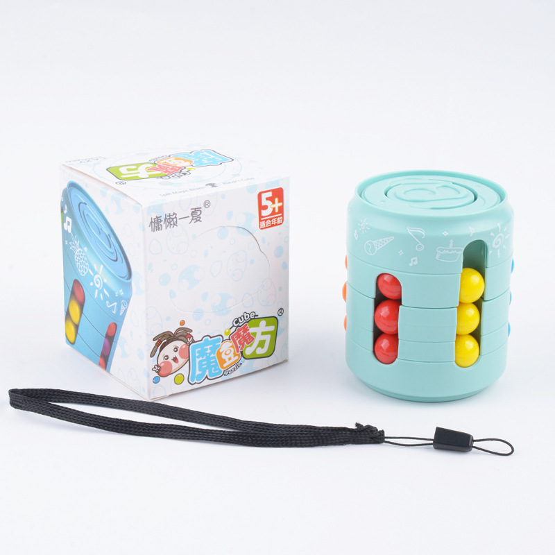Tiktok popular desarrollo de inteligencia para niños artefacto de descompresión dedo giroscopio puede cubo juguete educativo