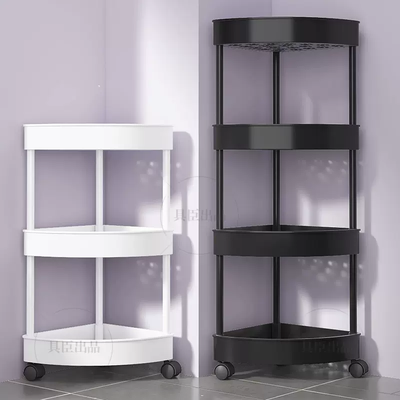 卫生间角架置物架落地多层厨房浴室洗澡间角架拐角墙角转角收纳架