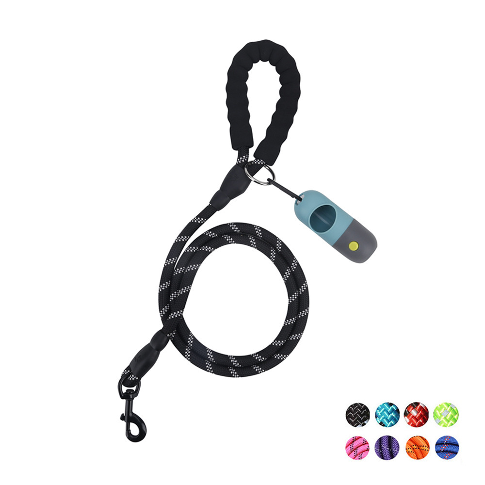 Transfronteriza Amazon caliente suministros para mascotas LED bolsa de basura para mascotas distribuidor con luz cápsula perro inodoro