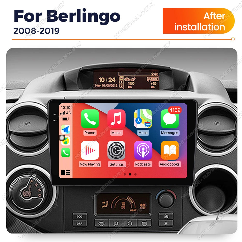 Подходит для Citroen Berlingo (2008–2019) Android большой экран центральной консоли, навигационная мультимедийная панель