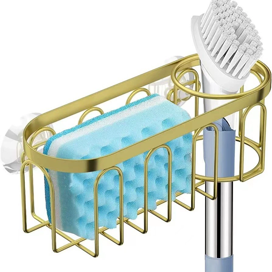 Трансграничная кухня Очистка слив корзины без перфорации настенная канавка держатель стальной шары губка щетка слив держатель оптом