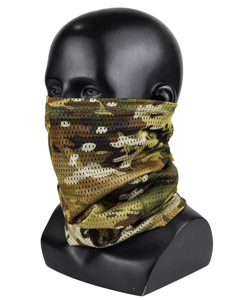 Cross-Border Camouflage Print Sun Protection Neck Gaiter, Breathable Multi-Functional Outdoor Headgear, Cycling Magic Headscarf, Cross-Border Ready Stock