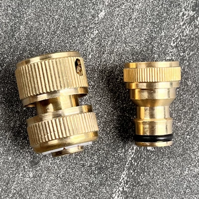 Guide High-Pressure Car Washer Water – High pressure car wash water gun - water-inlet-copper-block-4-points-copper-nipple-for-tap-water-use