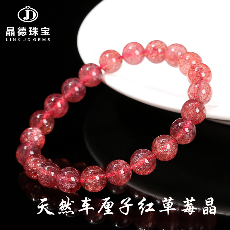 organic crystal bracelet with rhinestones