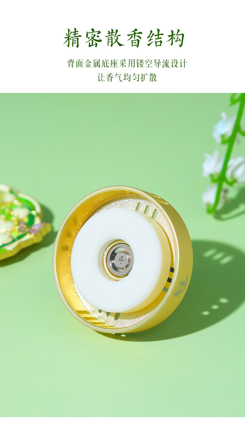 Lily Story Car Fragrance New Release: Forbidden City Collaboration Solid Car Fragrance Vent Diffuser