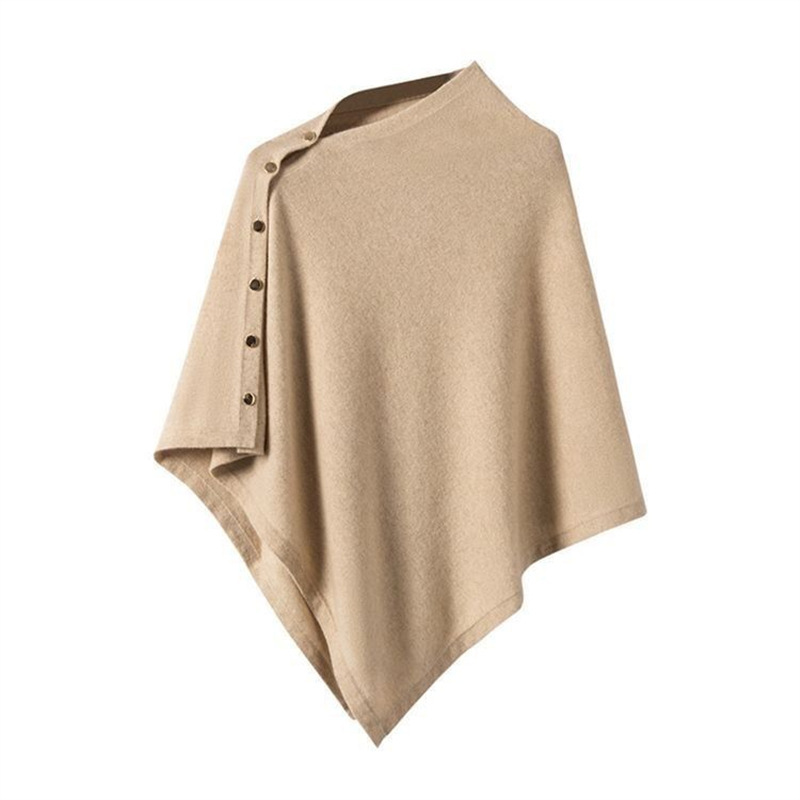 小众新品早秋外穿披肩女外搭洋气围巾保暖斗篷针织外套秋冬款