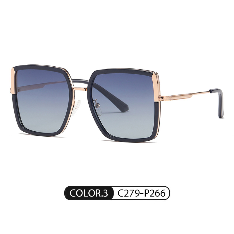 Nuevas gafas de sol polarizadas TJ709 de alta calidad ins gafas de sol cóncavas de conducción de las mujeres gafas polarizadas