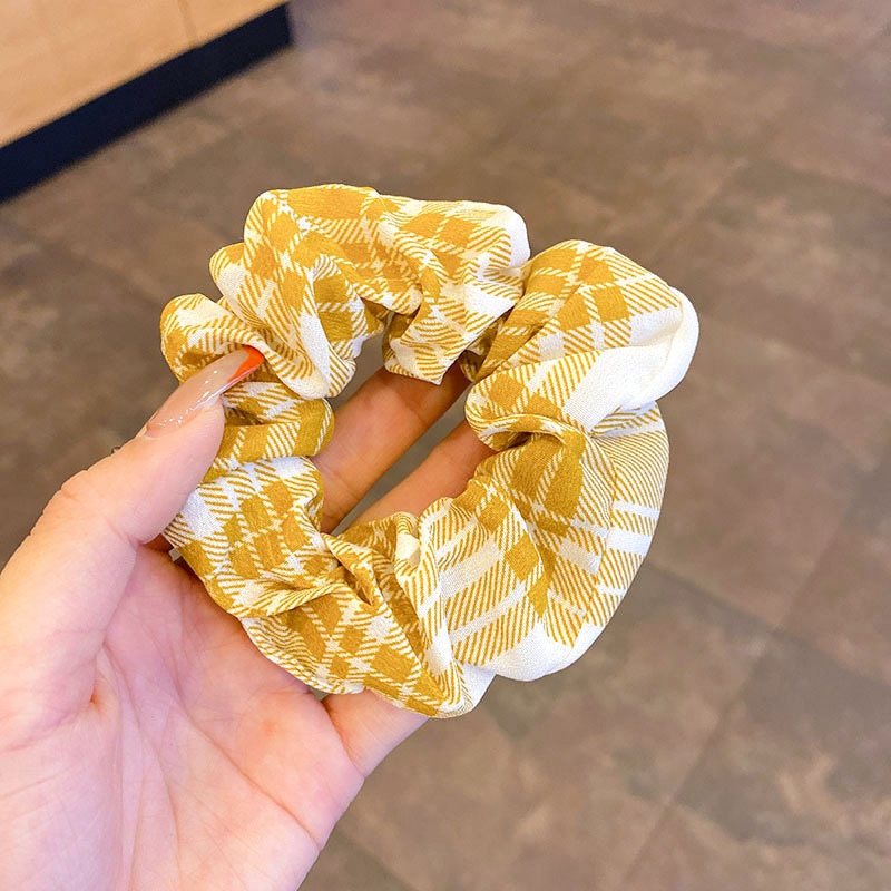 Botón borde de encaje anillo de cabello de intestino para mujeres 2025 nuevo cabello de cabello de alta resistencia cabello de banda de goma duradera