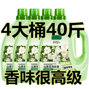 10kg barrel of camellia fragrance laundry detergent lasting fragrance strong decontamination low foam easy to wash family affordable