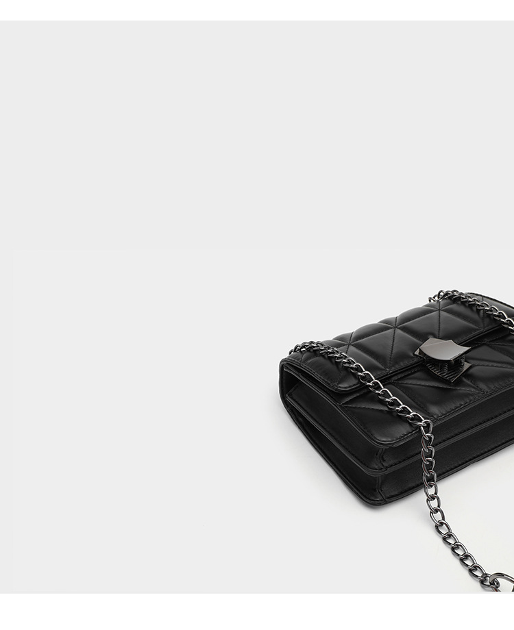 Damen echte Kette Tasche Damen Mode Schulter Messenger Bag Mini Tasche_voghion.com