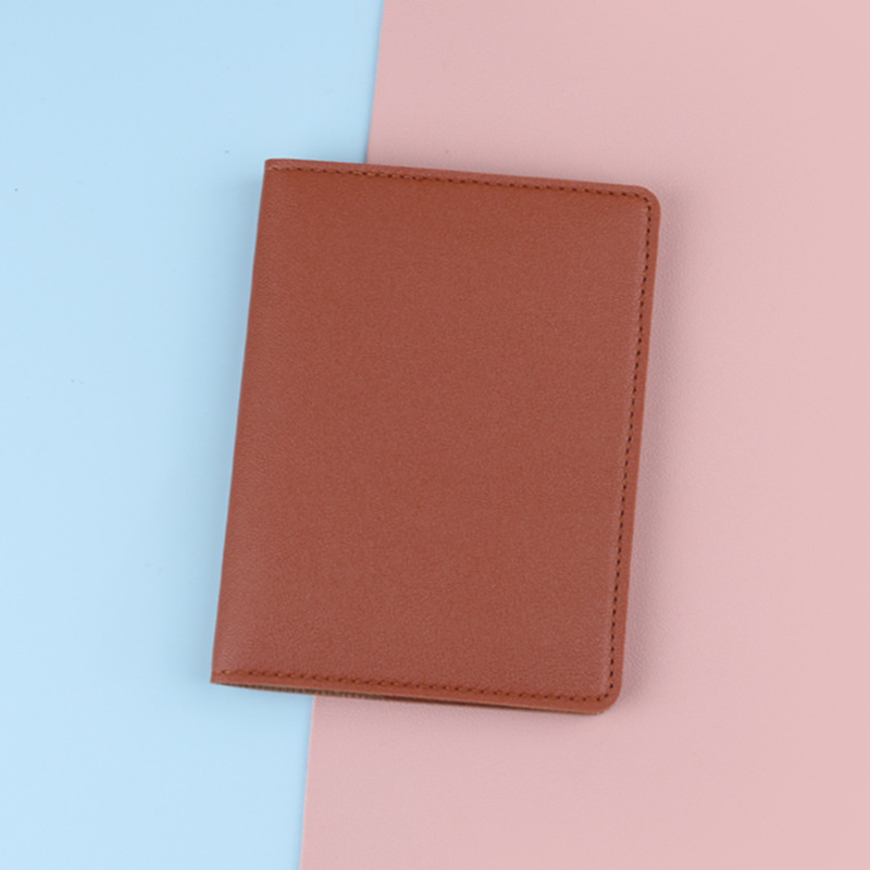 Titular de pasaporte de viaje cubierta protectora de almacenamiento titular de la tarjeta antirrobo RFID titular de Certificado de ultramar titular de pasaporte ultrafino simple