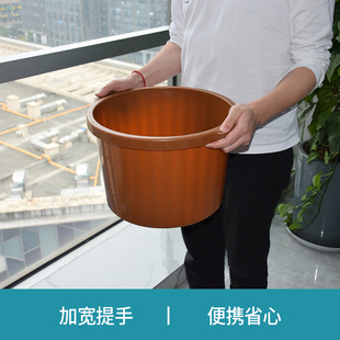 Ll New Style Cooked Rubber Tendon Foot Bath Bucket Foot Massage Foot Basin Household Thickeneded Plastic Bucket Foot Bath Bucket Non-Wood