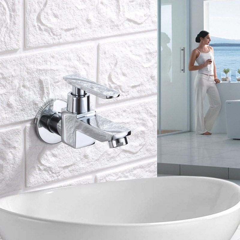 Mop pool faucet in-wall single-cooling supercharged bathroom small faucet bathroom bathroom full copper quick-on faucet