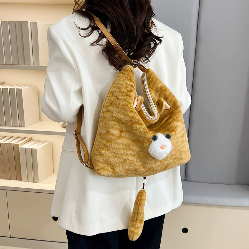Demi-season cute shoulder bag, capacious backpack one shoulder