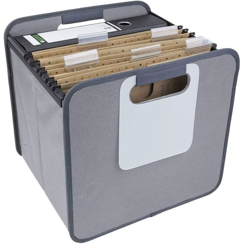 Storage box for documents, increased thickness