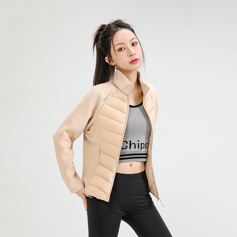 Sports Lightweight down Jacket for Women, New Popular Ski Running Mountaineering Yoga Fitness Inner Wear Slim Warm Jacket