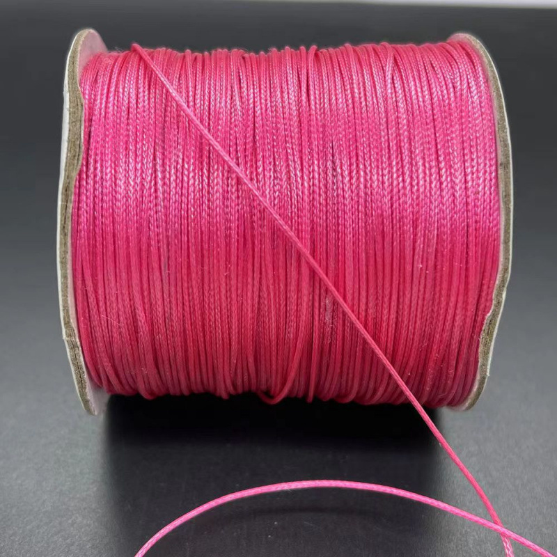 Cuerdas de cera multicolores cuerdas de cuero PU cuerdas de cera trenzadas cuerdas creativas collares colgantes image 10