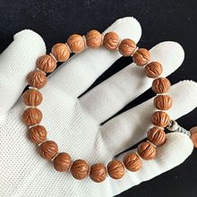 精品手持桃核手串两用高龙脊精修毛尖天然纹路文玩小籽男女小玉龙