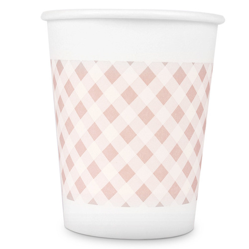 Deli Stationery 9570 Thickened Paper Cup 250ml Disposable Cup 50 Pack Drinking Cup Thickened Paper Cup