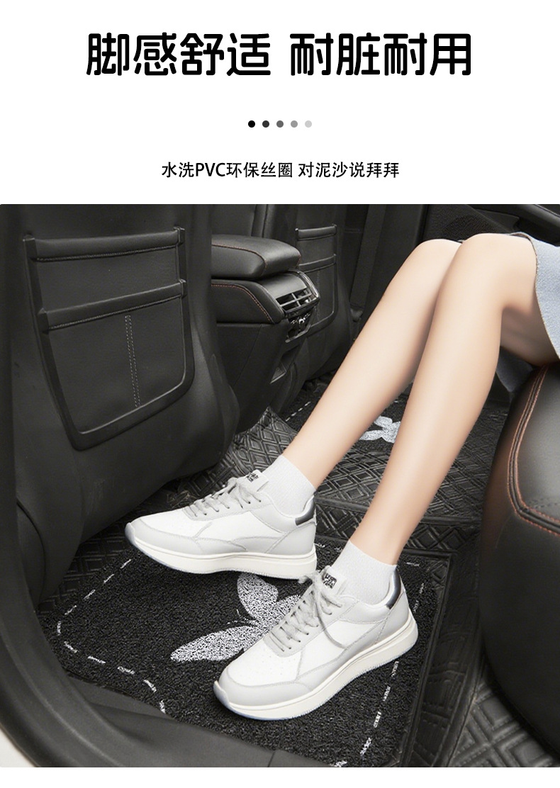 Blue Rain Car Floor Mat for Main Driver, Cute Girl Car Anti-Dirt Foot Mat, Car Carpet, Car Mat, Floor Mat, Wire Loop