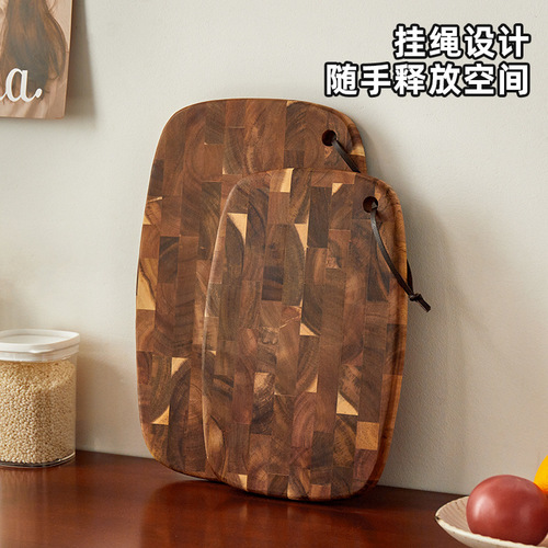 Acacia wood chopping board kitchen household solid wood chopping board supplementary food chopping board cutting fruit board