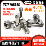 数控机床TBH32不锈钢盖板内六角螺栓 包装机械GUTB防脱盖板螺丝