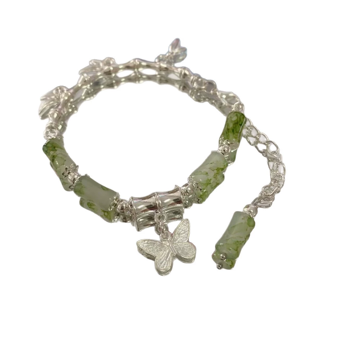 Браслет в китайском стиле с цветочным принтом Jewelry, 9 вариантов цвета, подарочная полураспорная комплектация