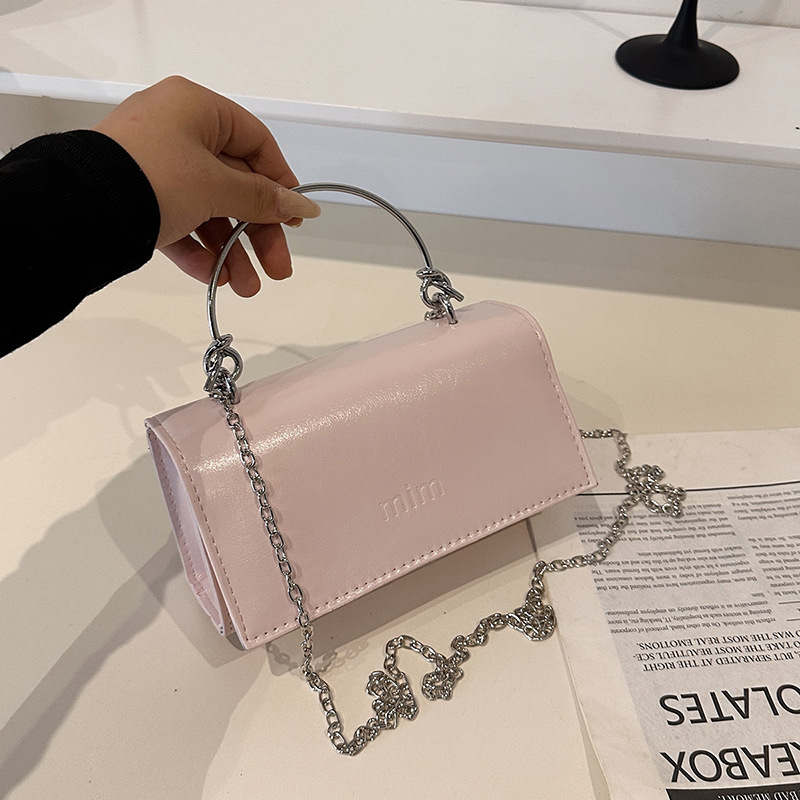 Cadenas de alta sensación mini bolso cuadrado para mujeres 2025 nuevo bolso de mano comercio exterior transfronterizo bolso de hombro