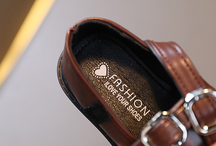 2024 Spring New Girl's Single Korean Edition Fashion Versatile Children's Leather Princess Trendy Casual Shoes_voghion.com