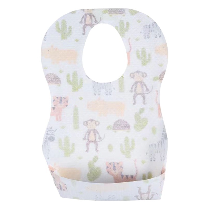 Children's Disposable bib baby baby bib non-woven small bib bib bib independent packaging Disposable bib