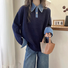 ���F؛���䵭ϵײɫţ��ƴ��Polo�I�L��ë��Ů2025���b�¿�����Ů