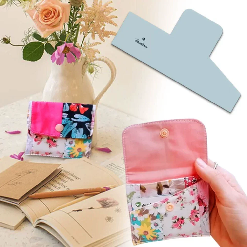 Easy Quilted Wallet XBlocks Template Acrylic Easy Quilted Wallet XBlocks Template