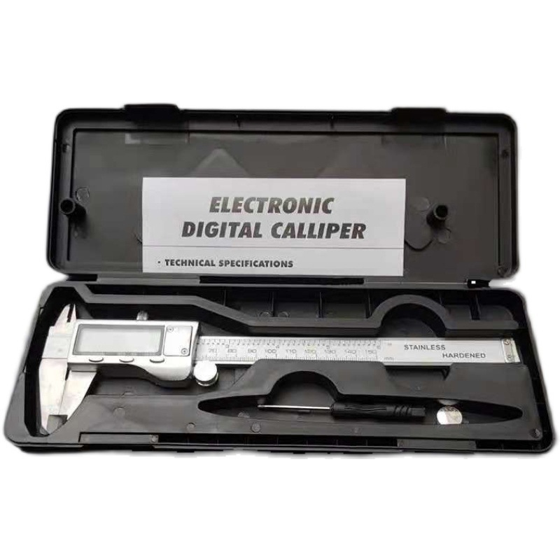 工业级不锈钢高精度数显一体游标卡尺测量工具小型家用 150 300mm|undefined