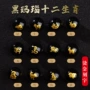 天然手工烫金编织散珠