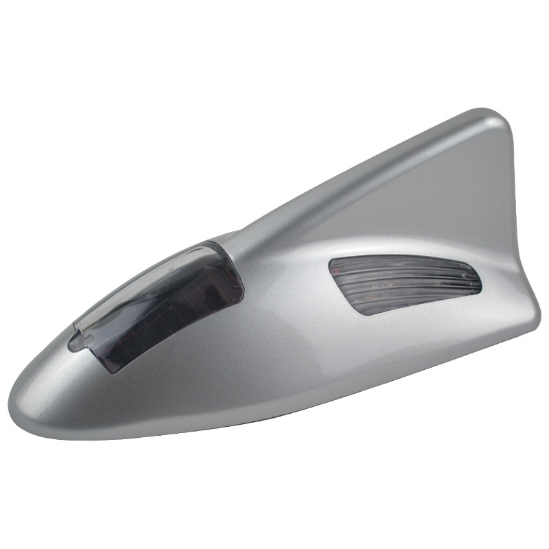 Fin Double Lamp – Qìchē vehicle antenna - silver